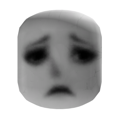 Sad expression (half face mask)