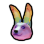 Rainbow Bunny Doge
