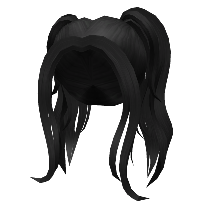High TwinTails in Black Roblox item