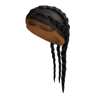 Cornrow Braids [Black] Roblox item