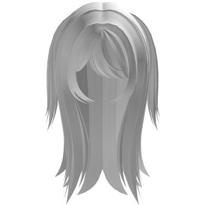 White Layered Ghostly Emo Scene Messy Vkei(҂˕ •˶ ) Roblox item