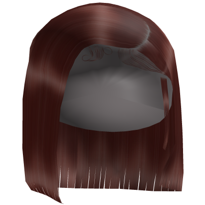 𝓭 Straight Side Part Bob (Red)
