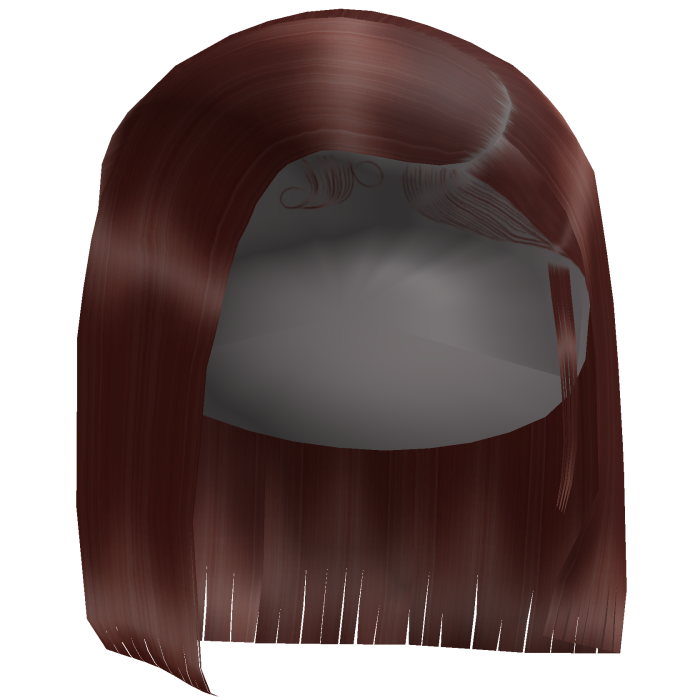 𝓭 Straight Side Part Bob (Red)