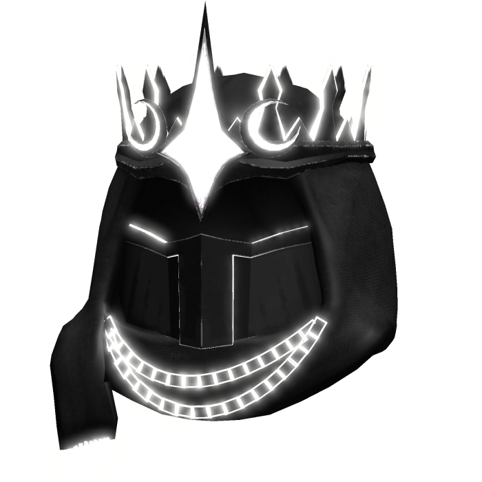 Emissive Glowing Black Knight Hood