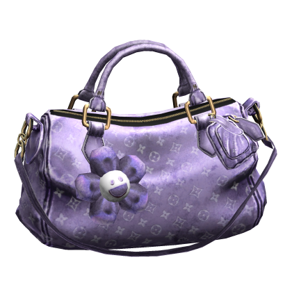 2000s Vintage Luxury Designer Purse (Purple) Roblox item
