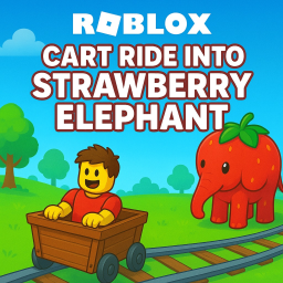 cart ride into strawberry elephant