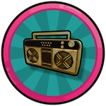 Golden Super Fly Boombox