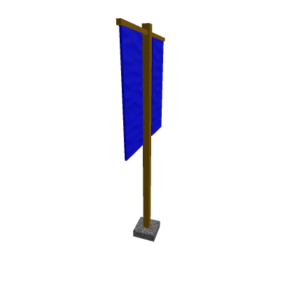 blue banner
