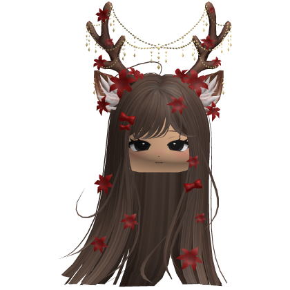 Ethereal Christmas Fairy Fawn Hair w/ Antlers