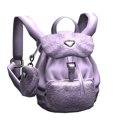 2000s Vintage Luxury Designer Backpack (Purple) Roblox item