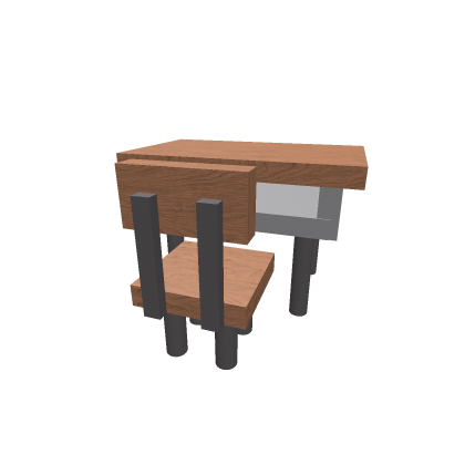 School Desk and Chair 