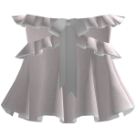 † : pink off shoulder gothic doll lace dress 3.0