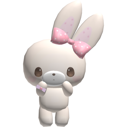 milkeemimi kawaii white bunny plushie Roblox item