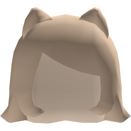 猫 Cute Short Low Poly Hair in Blonde Roblox item