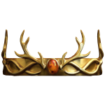 (CODE= 2052 ) 24K Gold Wild Hunt Ember Crown