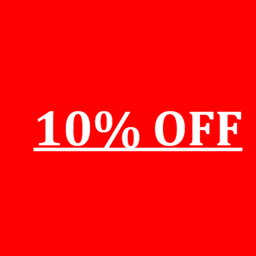 Get 10% off on any item (non limited)