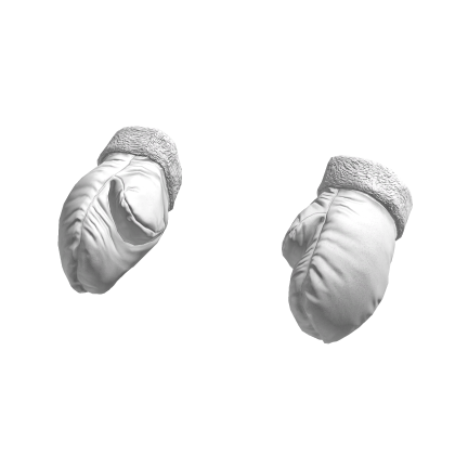 White Cozy Mittens 3.0 thumbnail