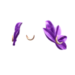 Moon Crystal Petals - Purple
