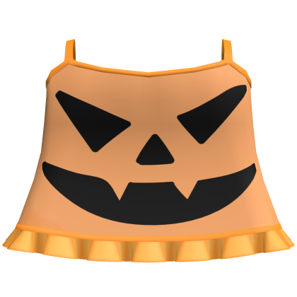 halloween kawaii pumpkin dress Roblox item