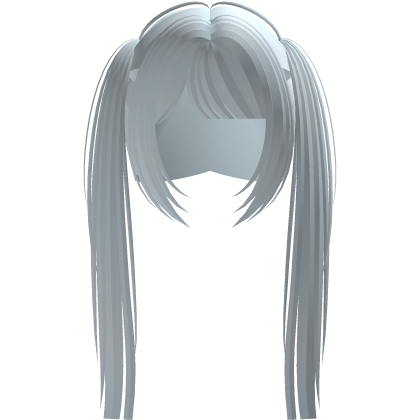 long hime vkei doll pigtails light blue