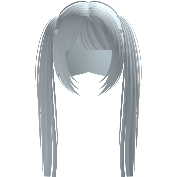 long hime vkei doll pigtails light blue