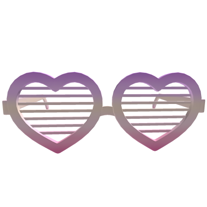 Heart Shutter Shades Glasses