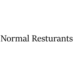 [WIP] NORMAL RESTURANT