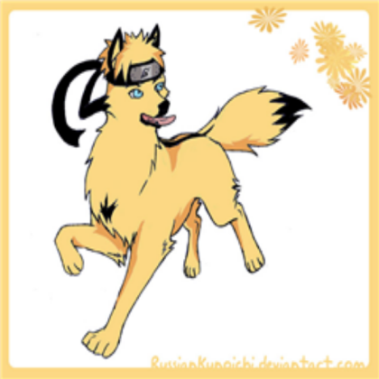 Naruto as a Dog Roblox decal