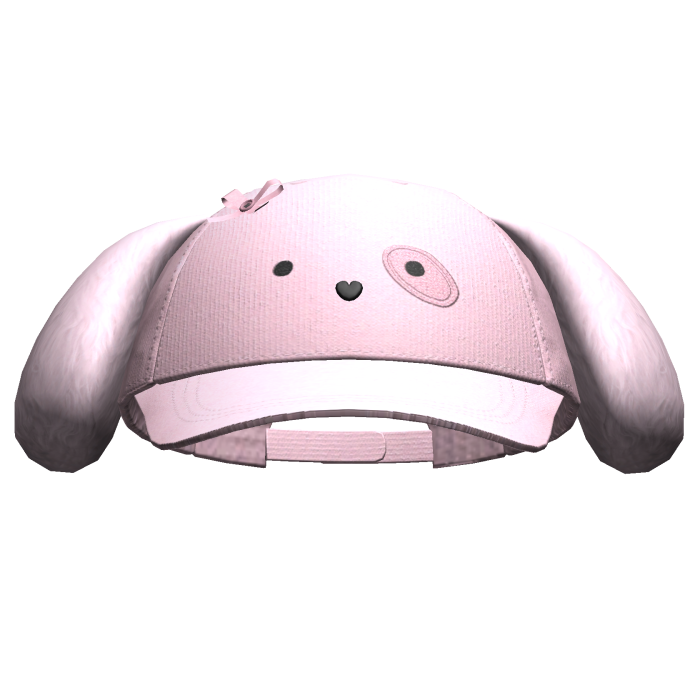 Kawaii Puppy Cap Pink