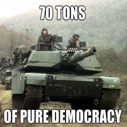 Funny Decal-70 tons of pure democracy Roblox decal
