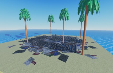 clean trash on a beach