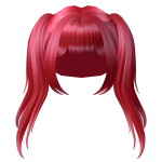 Red Lush School Girl Hair