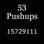 53 push ups