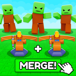 Merge Weapons to Survive Zombies Tycoon