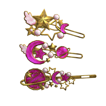 Celestial Hair Clips