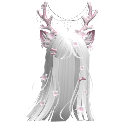Ethereal Christmas Fairy Fawn Hair w/ Antlers