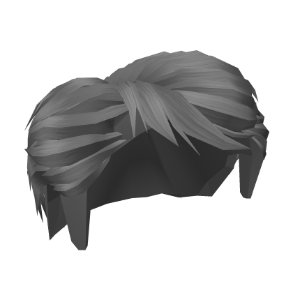 Grey Classic Short Side Sweep Hair Roblox item