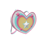 Preppy heart backpack with stars