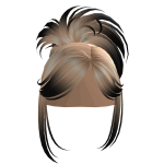Y2K Messy Spikey Bun