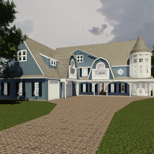 Seashore House Floor Plan.