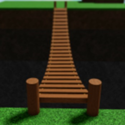 Just a rope bridge