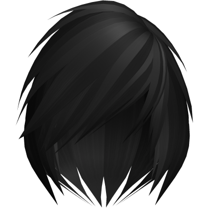 emo scene vkei black short moe hair