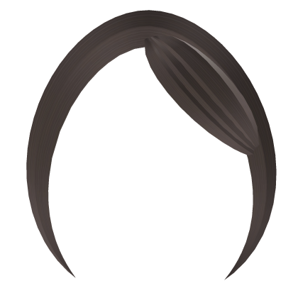 ꒰♡ dark brown hair bangs Roblox item