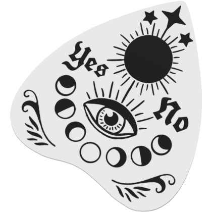 ♡ : goth ouija white planchette