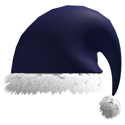 Navy Blue Santa Hat Roblox item