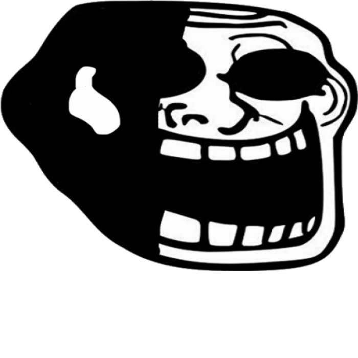 Troll Face Crazy Roblox decal