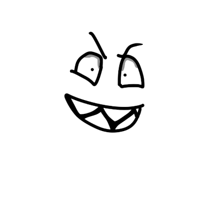 creepy/ angry face Roblox decal