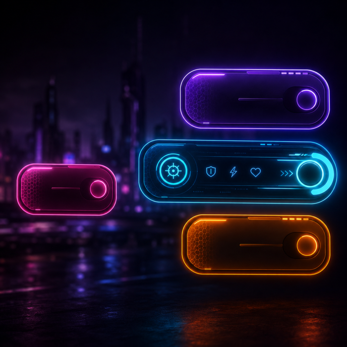 Retractable Toggle Menu Kit Auto-UI System 🎛️✨ preview 1