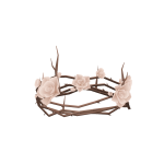 Brown Thorn Rose Crown