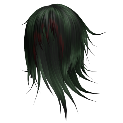 Zombie Green Windy Long Model Hair 74. 